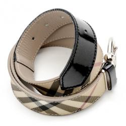 مملوكة مسبقًا Burberry Novacheck Belt 100 CM
