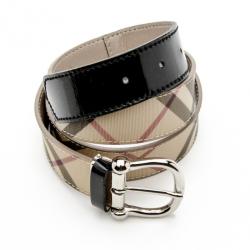 مملوكة مسبقًا Burberry Novacheck Belt 100 CM