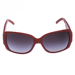 Pre Owned Burberry Orange Brown B4105 Square Sunglasses