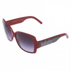 Pre Owned Burberry Orange Brown B4105 Square Sunglasses