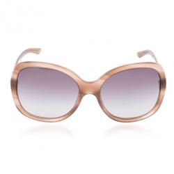 Pre Owned Burberry Brown 4077 Square Woman Sunglasses