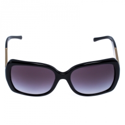 مملوكة مسبقًا Burberry Novacheck and Black/ Grey Gradient B4160 Square Sunglasses