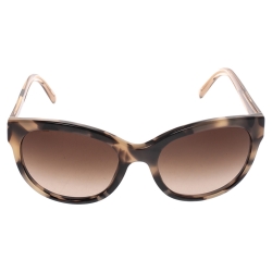 Pre Owned نظارة شمسية بربري B4187  بنية متدرجة