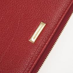 Pre Owned Burberry London Red Leather iPad Case