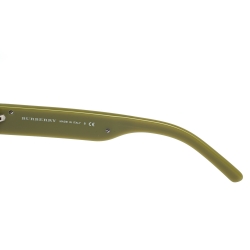 Pre Owned نظارة شمسية بربري "بي4104" غرادينت أخضر زيتوني