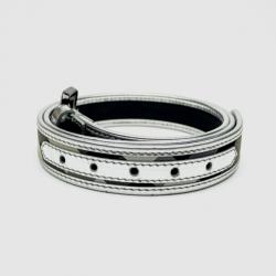 Pre Owned Burberry Smoked Check Ladies Belt Size 40