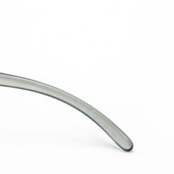 Pre Owned Burberry Clear Oversized Round Framed Sunglasses