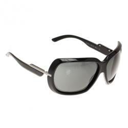 Pre Owned Burberry Black Oversized Square Sunglasses