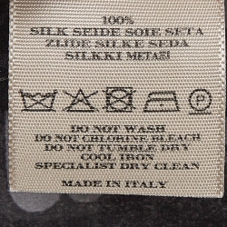 مملوكة مسبقًا Burberry Monochrome Logo Printed Silk Scarf