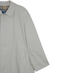Pre Owned Burberry Taupe Men's Cotton Trench Coat XXXL