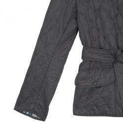 مملوكة مسبقًا Burberry Mid-Length Diamond Quilted Jacket M