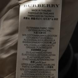Pre Owned Burberry Brit Khaki Bethersden Honey Jacket XS