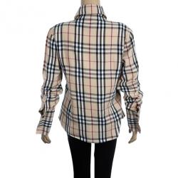 مملوكة مسبقًا Burberry Cotton Check Shirt M
