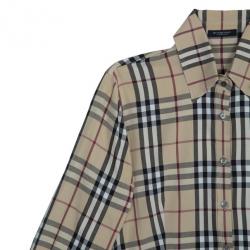 مملوكة مسبقًا Burberry Cotton Check Shirt M
