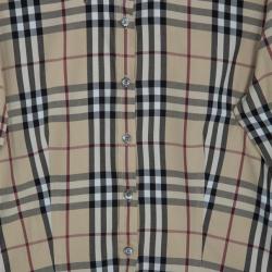 مملوكة مسبقًا Burberry Cotton Check Shirt M