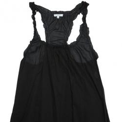 Pre Owned Burberry Black Short Dress M