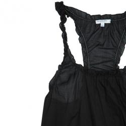 Pre Owned Burberry Black Short Dress M