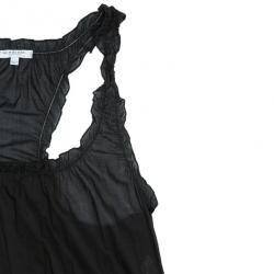 Pre Owned Burberry Black Short Dress M