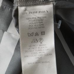 Pre Owned Burberry London Checked Long Sleeve Button Front Shirt M