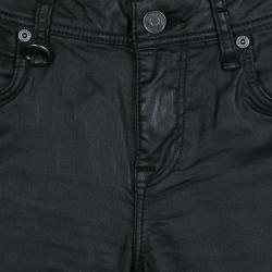Pre Owned Burberry Brit Black Coated Westbourne Skinny Ankle Jeans M