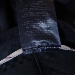 Pre Owned Burberry London Black Cotton Pixelated Trousers M