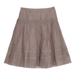 مملوكة مسبقًا Burberry Cotton Silk Skirt S