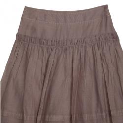 مملوكة مسبقًا Burberry Cotton Silk Skirt S