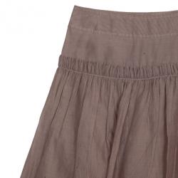 مملوكة مسبقًا Burberry Cotton Silk Skirt S