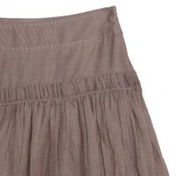 مملوكة مسبقًا Burberry Cotton Silk Skirt S