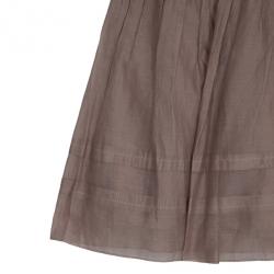 مملوكة مسبقًا Burberry Cotton Silk Skirt S
