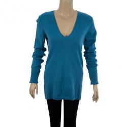 Pre Owned Burberry Novacheck Cuff Sweater M