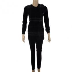 مملوكة مسبقًا Burberry Brit Black Check Print Sweater S