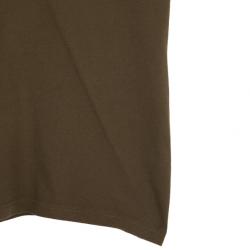 Pre Owned Burberry Brown Check Placket Polo Top L