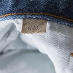 Pre Owned Burberry Brit Indigo Faded Effect Relaxed Skinny Jeans S