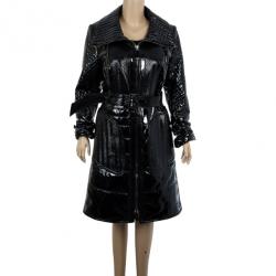 مملوكة مسبقًا Burberry Prorsum Patent Leather Coat XL