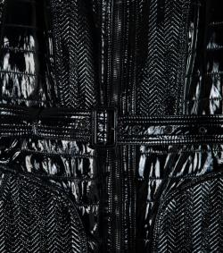 مملوكة مسبقًا Burberry Prorsum Patent Leather Coat XL