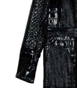 مملوكة مسبقًا Burberry Prorsum Patent Leather Coat XL