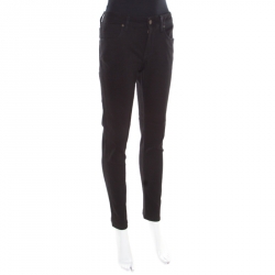 Pre Owned Burberry Brit Black Denim Hampstead Slim Fit Jeans M