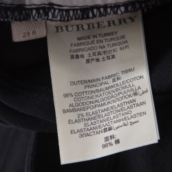 Pre Owned Burberry Brit Black Denim Hampstead Slim Fit Jeans M
