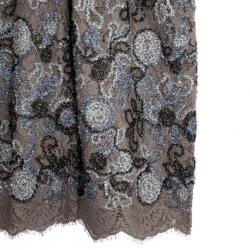 مملوكة مسبقًا Burberry Prorsum Metallic Lace Dress XS