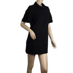 مملوكة مسبقًا Burberry Black Turtleneck Ponte Dress M