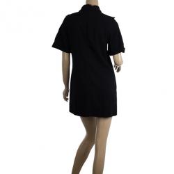 مملوكة مسبقًا Burberry Black Turtleneck Ponte Dress M