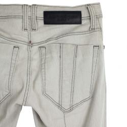 مملوكة مسبقًا Burberry Skinny Fit Zip Cuff Jeans XS