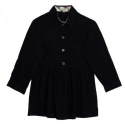 Pre Owned Burberry Cotton Silk Shirt Top XS