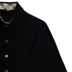 Pre Owned Burberry Cotton Silk Shirt Top XS