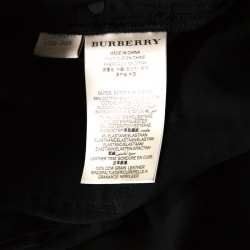 Pre Owned Burberry Black Coated Denim Low Rise Skinny Fit Jeans M 