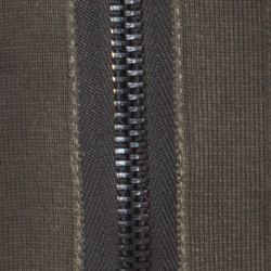 Pre Owned Burberry Brit Green Distressed Effect Knit Zipper Front Cardigan XL