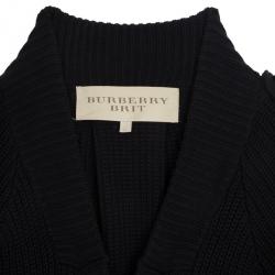 مملوكة مسبقًا Burberry Zip Up Knit Sweater M