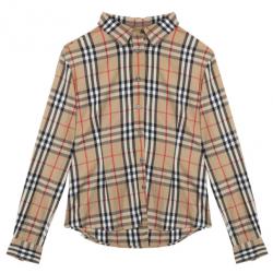 مملوكة مسبقًا Burberry Brit Woven Exploded Check Shirt M