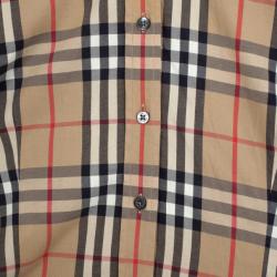 مملوكة مسبقًا Burberry Brit Woven Exploded Check Shirt M